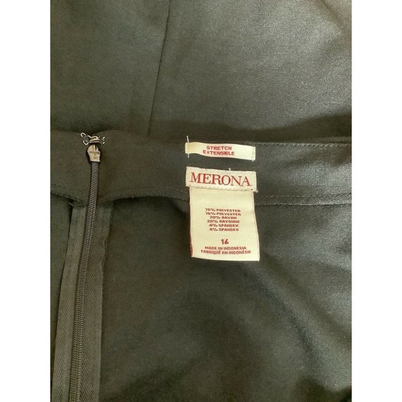 NWT Merona Women's Skirt Size 16 Pencil Skirt Color Block - Picture 3 of 3